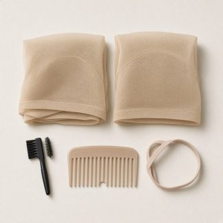 Wig Care Kit (wig caps, edge brush, comb) - placeholder image