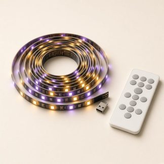 USB LED Strip Light, 5 m with Remote - placeholder image