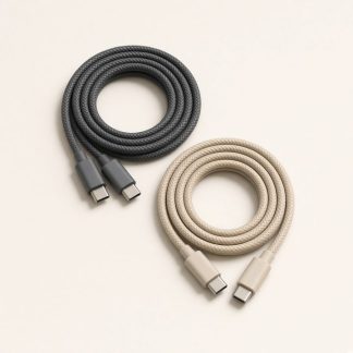 Braided USB-C to USB-C Cable, 1 m (2-pack) - placeholder image
